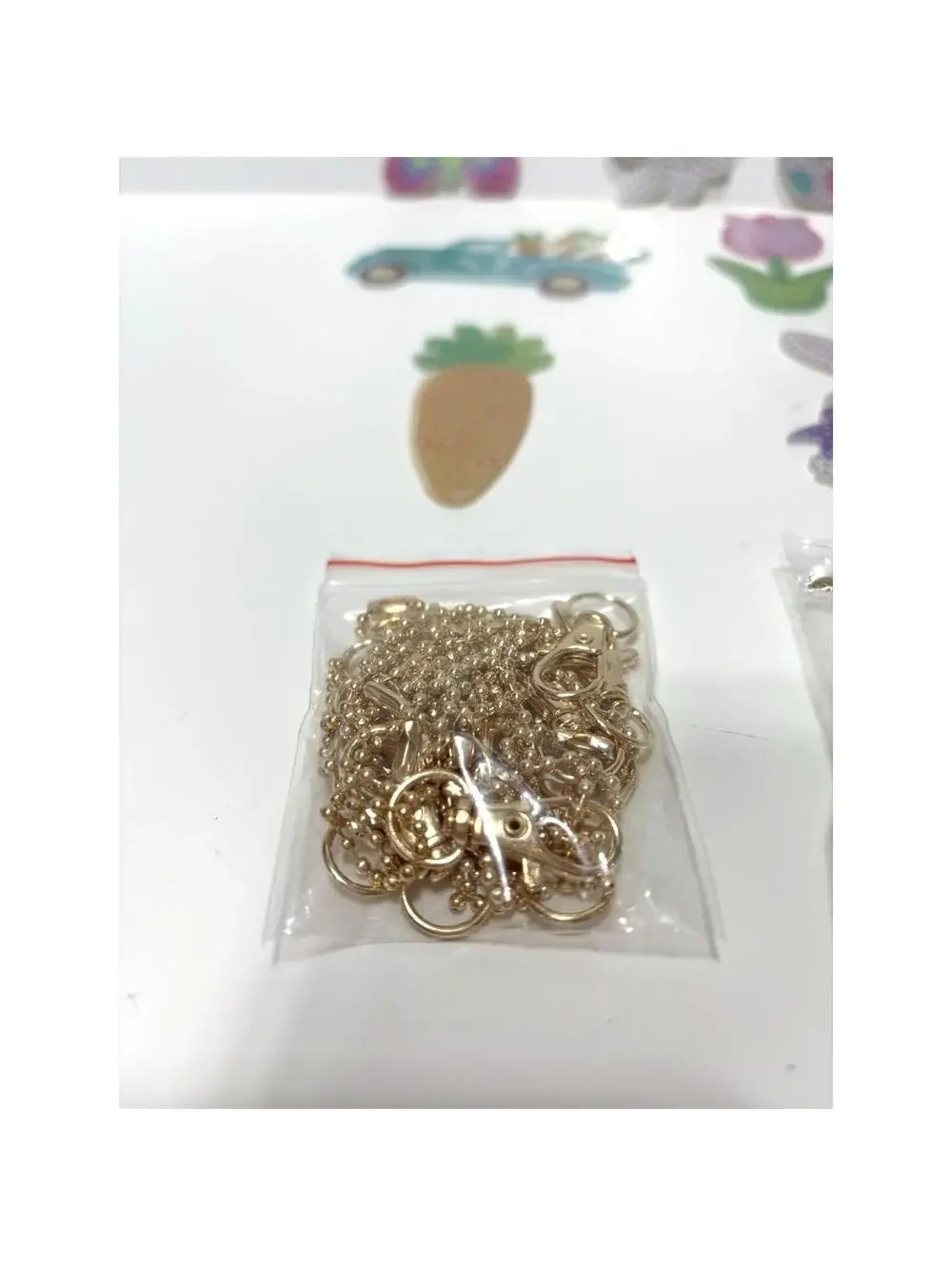 Easter Diamond Painting Keychain Kit Bunny Egg Butterfly Carrots Rhinestones New